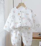 Mini Fashion™ - Luchtig Materiaal - Linnen Kleding Set