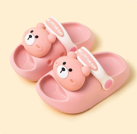 Mini Fashion – Vrolijk & Veilig – Polka Strand Slippers