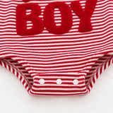 LittleLove – Lief & Comfortabel – Baby Romper met Geborduurde Print