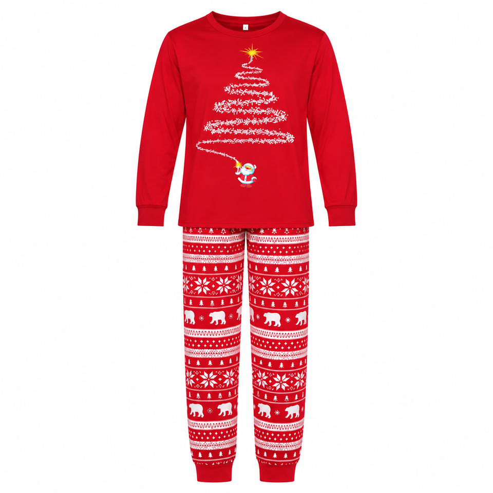 MerryPJs – Feestelijk & Gezellig – Kerst Pyjamaset voor het Hele Gezin