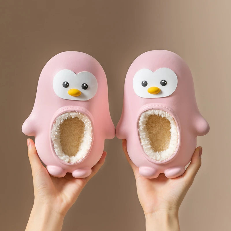 Mini Fashion™ - Warm & Leuk - Kinder Pinguïn Pantoffels