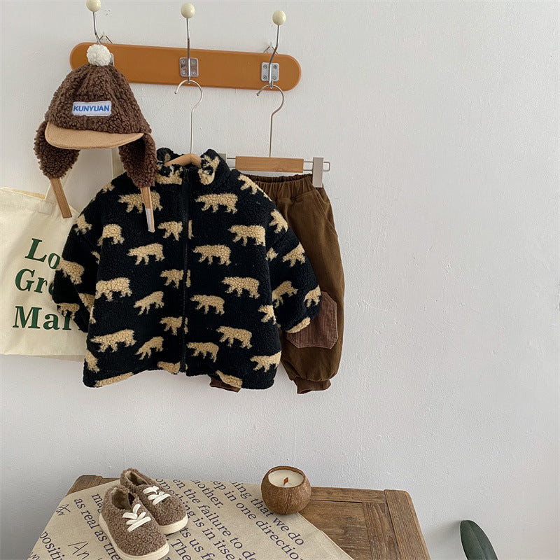 Mini Fashion™  – Extra Zacht & Warm – Beren Fleece Vest