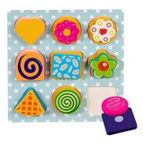 Woods™ - Stimuleer Creativiteit & Motoriek - Kinder Pizza & Koekje Set