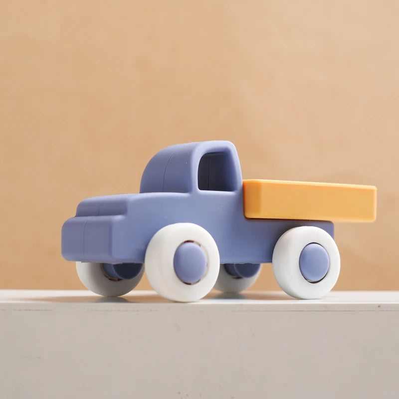 Mini Motion™ – Rollen & Bijten – Silicone Voertuig Speelgoed