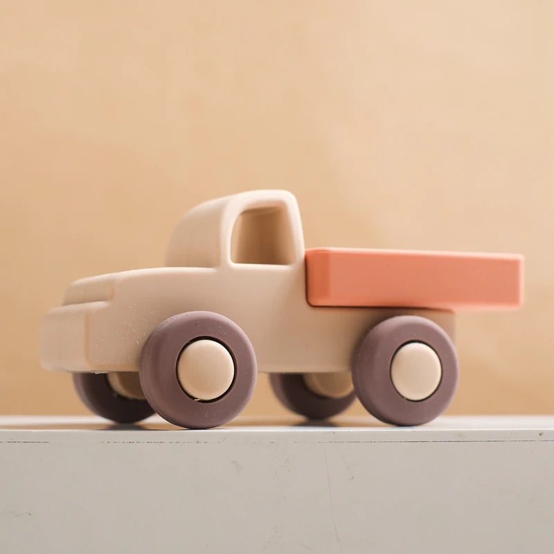 Mini Motion™ – Rollen & Bijten – Silicone Voertuig Speelgoed