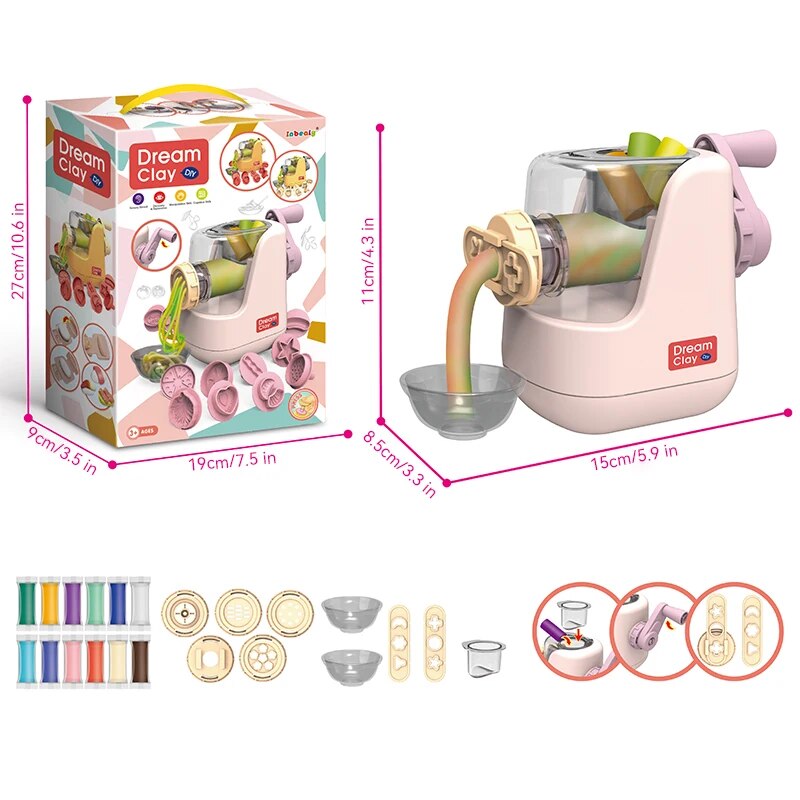 PastaMaker Set™ - Culinaire Pret - Pasta maker Keukenspeelgoed