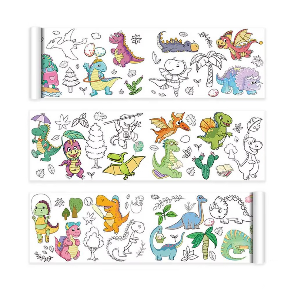 ColoringPaper™ - Laat de creativiteit in je kleine los! - XXL Kleurplaat