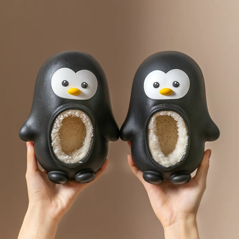Mini Fashion™ - Warm & Leuk - Kinder Pinguïn Pantoffels