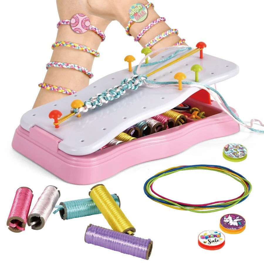 Craft Kids – Creatief & Leren – Brei Armbanden Set voor Kinderen