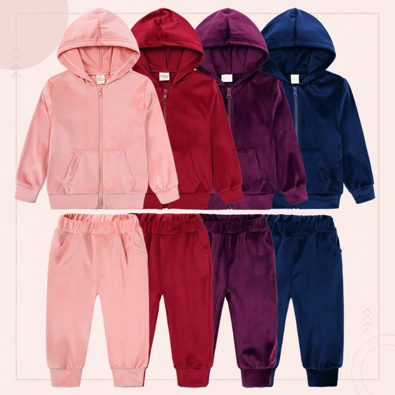 Kids Tales – Warm & Comfortabel – Velvet Trainingspak voor Kinderen