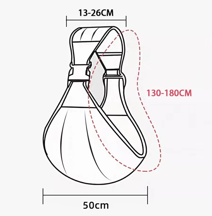 Baby Sling Carrier™ - Extra Brede Draagband - Ergonomische Heupdrager