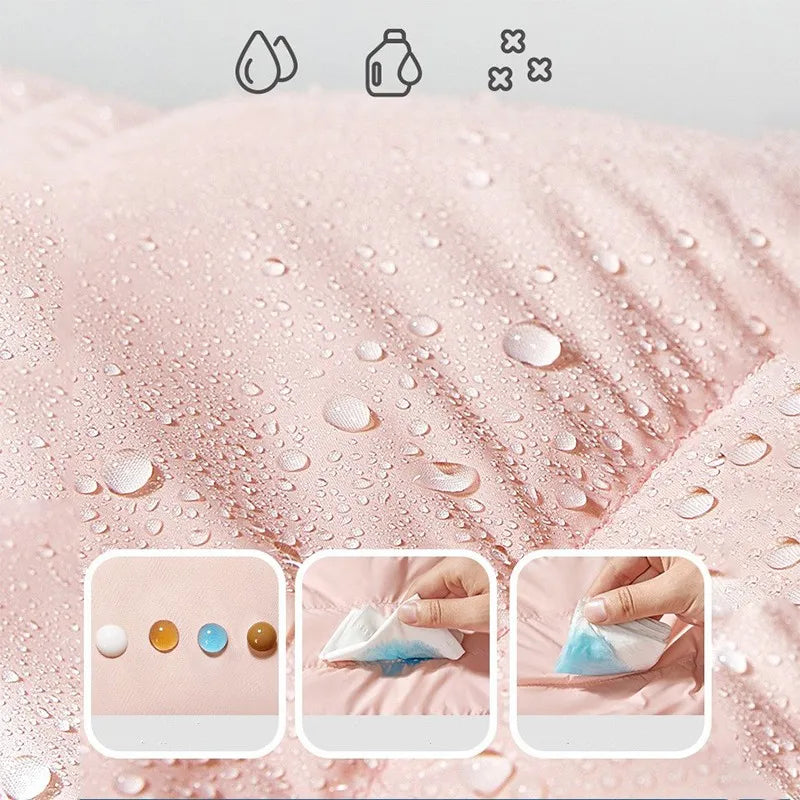 CuddleCoat  – Dikke Gewatteerde Jas met Beren Capuchon