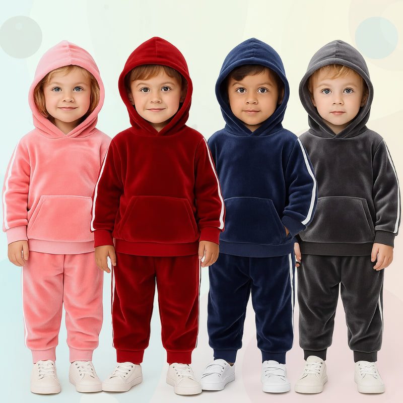 Kids Tales – Warm & Comfortabel – Velvet Trainingspak voor Kinderen