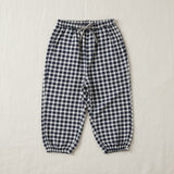 Plaid Cotton Pants – Luchtig & Ademend – Casual ballon/harem-stijl broek
