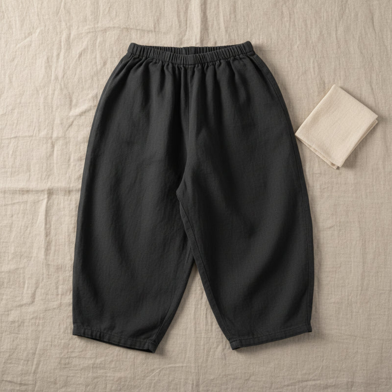 Plaid Cotton Pants – Luchtig & Ademend – Casual ballon/harem-stijl broek