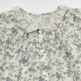 Vine Print Blouse – Licht & Schattig – Kinder Blouse met pofmouwtjes