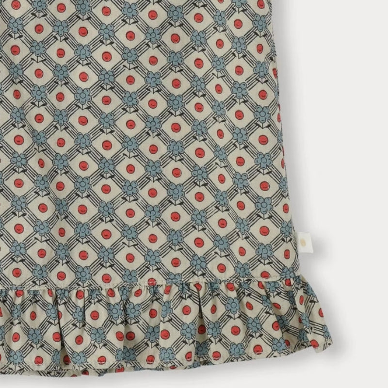 Matching Set – Comfortabel & Madelief-print – Bloomer, Rok & Blouse
