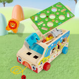 Montessori Animal Matching Toy – Leerzaam & Interactief – Puzzel Speelwagen
