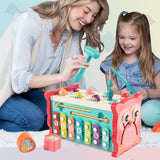Montessori Hammering Toy – Motoriek & Leren – 8-in-1 Speelset