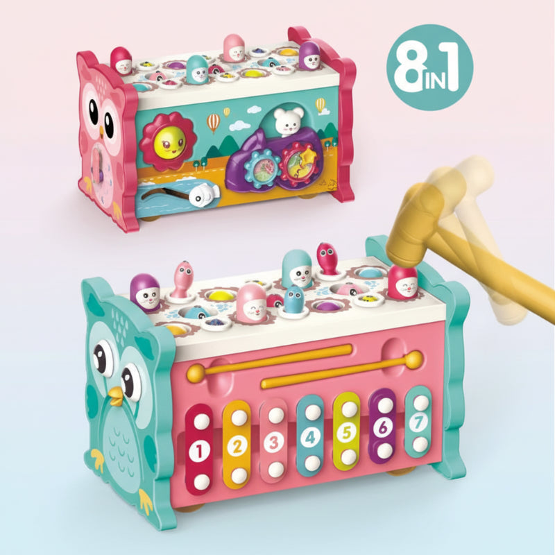 Montessori Hammering Toy – Motoriek & Leren – 8-in-1 Speelset
