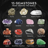 Gemstone Dig Kit – Ontdekken & Leerzaam – Kristallen Opgravingsset