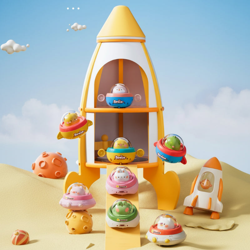 Push and Go UFO Toy – Motoriek & Speels – UFO Speelgoed