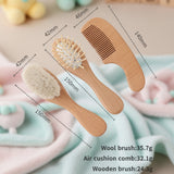 Personalized Hairbrush – Zacht & Uniek – Gepersonaliseerde Baby Haarborstel Set