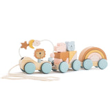 Bead Tracks™ – Trein, Auto & Motoriek – Houten Kralen- en Sleepet