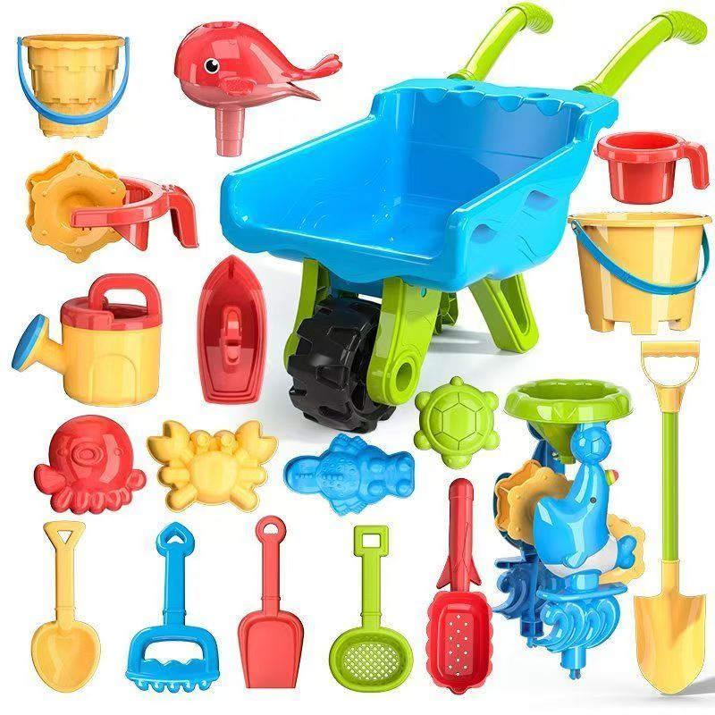 BeachFun – Ontdekkend & Leuk – Zand & Strand Kruiwagen Set