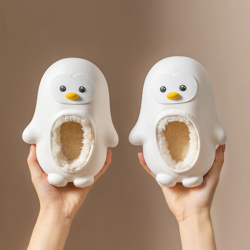 Mini Fashion™ - Warm & Leuk - Kinder Pinguïn Pantoffels