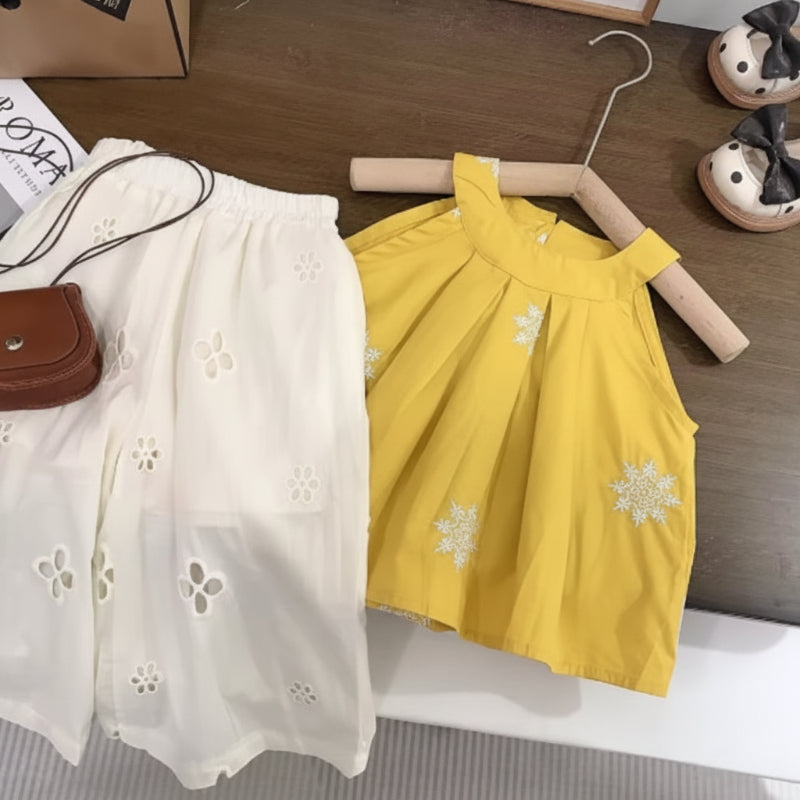Sleeveless Tops & Pants – Zacht & Stijlvol – Kinder Kleding Zomer Set