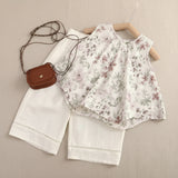 Sleeveless Tops & Pants – Zacht & Stijlvol – Kinder Kleding Zomer Set