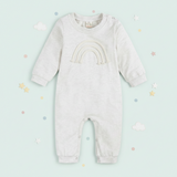 SnuggleHue – Zacht & Comfortabel – Regenboog Baby Rompertje