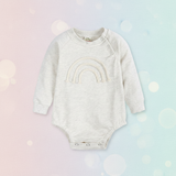SnuggleHue – Zacht & Comfortabel – Regenboog Baby Rompertje