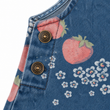 DenimCharm – Vrolijk & Comfortabel – Kinder Tuinbroek met Speelse Print