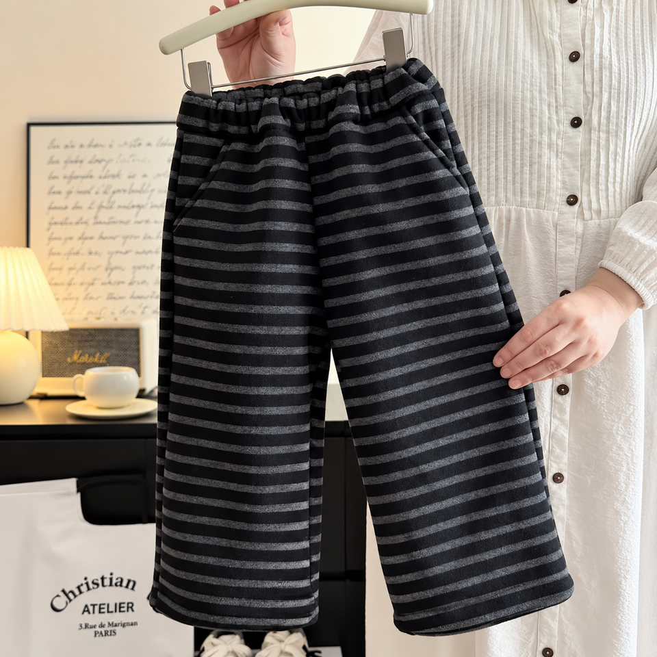 CozyPants – Warm & Comfortabel – Fleece Kinderbroek met Wijde Pijpen