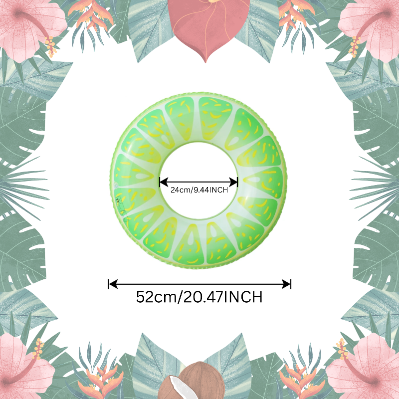 SunSplash – Tropisch & Comfortabel – Tropische Fruit Zwemring