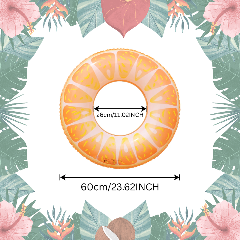 SunSplash – Tropisch & Comfortabel – Tropische Fruit Zwemring
