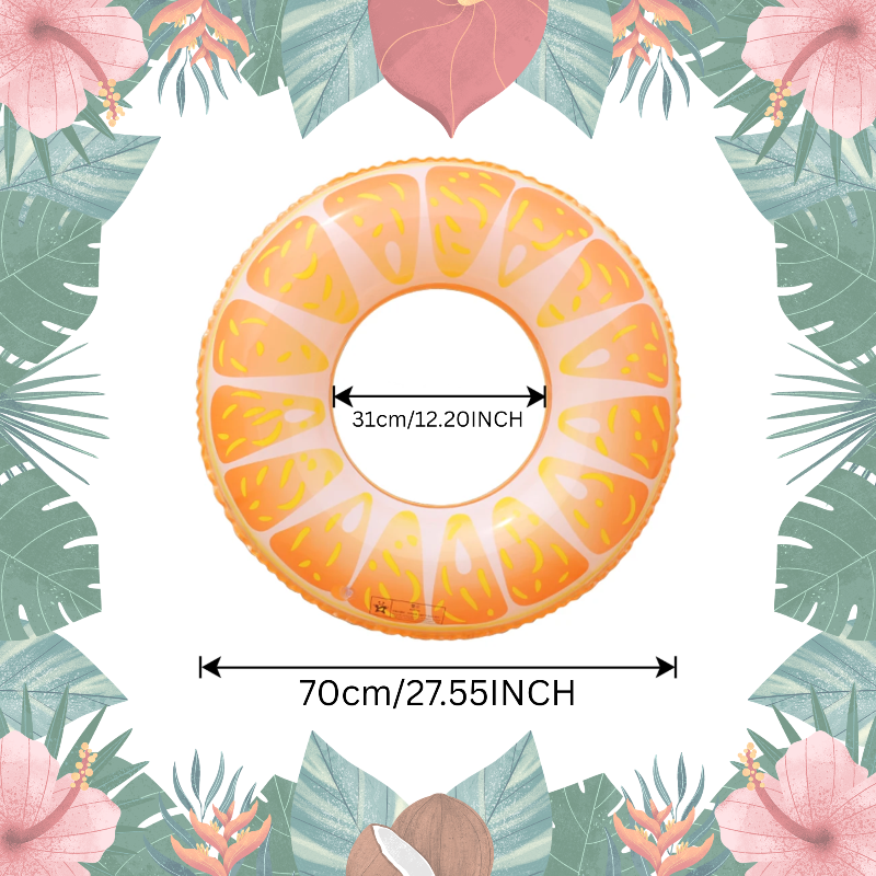 SunSplash – Tropisch & Comfortabel – Tropische Fruit Zwemring