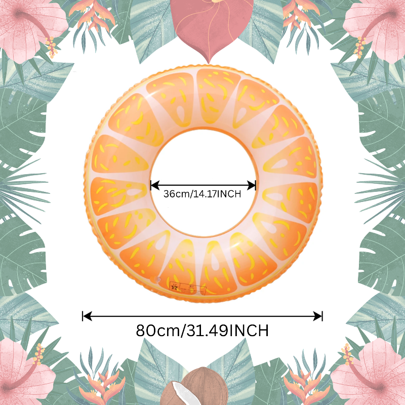 SunSplash – Tropisch & Comfortabel – Tropische Fruit Zwemring