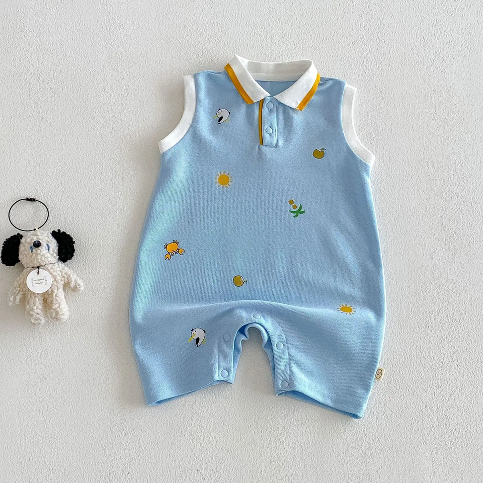 SunnyBaby – Comfortabel & schattig – Polo-romper voor baby’s