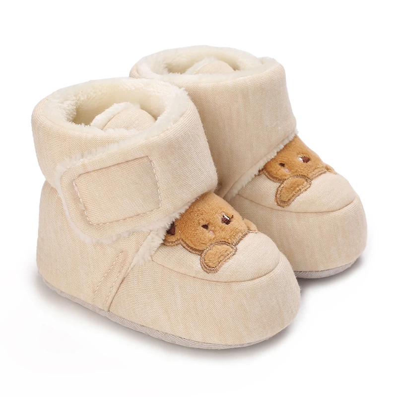 TinyBoots – Knus & Comfortabel – Pluche Babyschoenen voor Winter