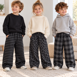 CozyPants – Warm & Comfortabel – Fleece Kinderbroek met Wijde Pijpen