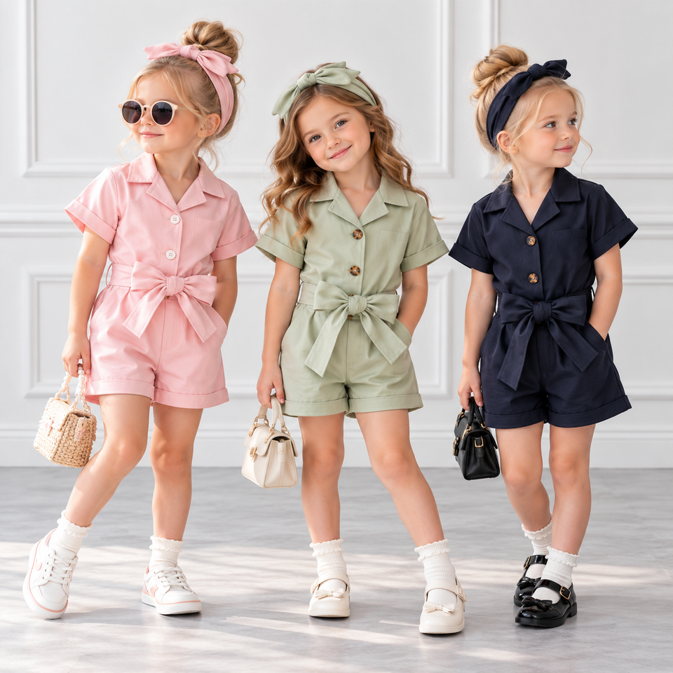 LittleLady – Elegant & Trends – Jumpsuit met Strik Tailleband