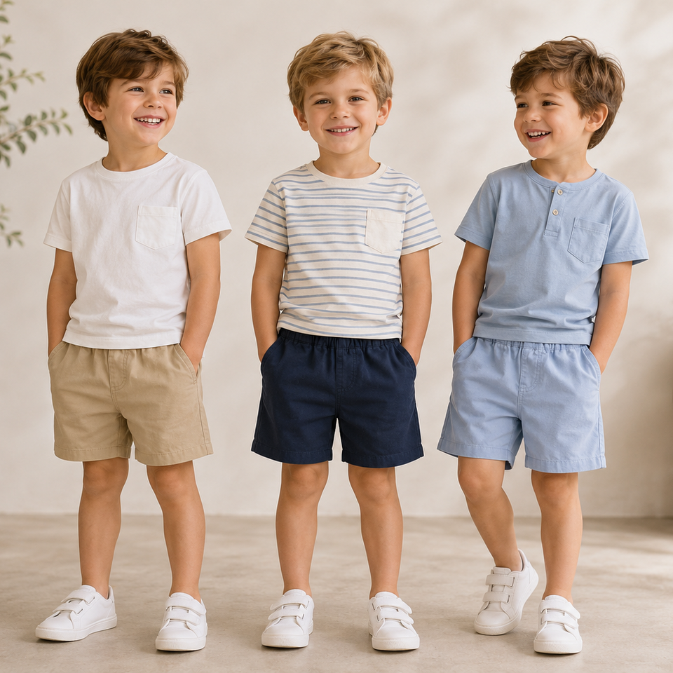 TinyMove – Sportief & Praktisch – Kinder Zomershorts