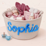CuddleBasket – Schattig & Persoonlijk – Gepersonaliseerde Luiermand