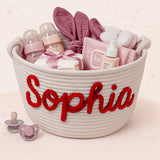 CuddleBasket – Schattig & Persoonlijk – Gepersonaliseerde Luiermand