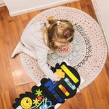 Toddler Busy Board™ - Sensorische Avonturen - Dino viltboek