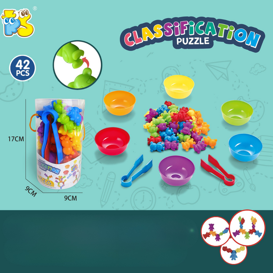 Rainbow Teddy Bears Toys™ - Educatief & Creatief - Regenboog Telberen