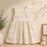 Sleeveless Dress – Elegant & comfortabel – Kanten Kraag Jurk